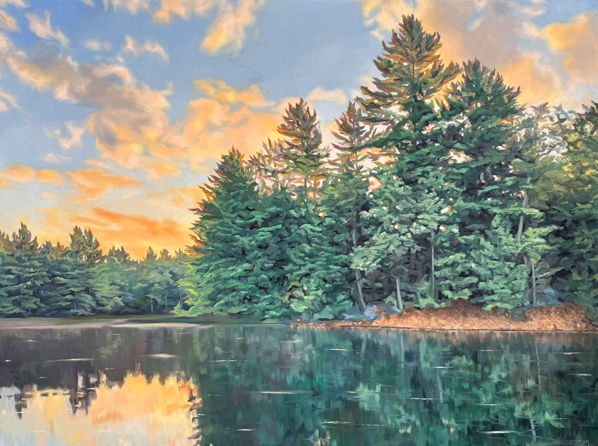 Stillness — painting by Sue Miller