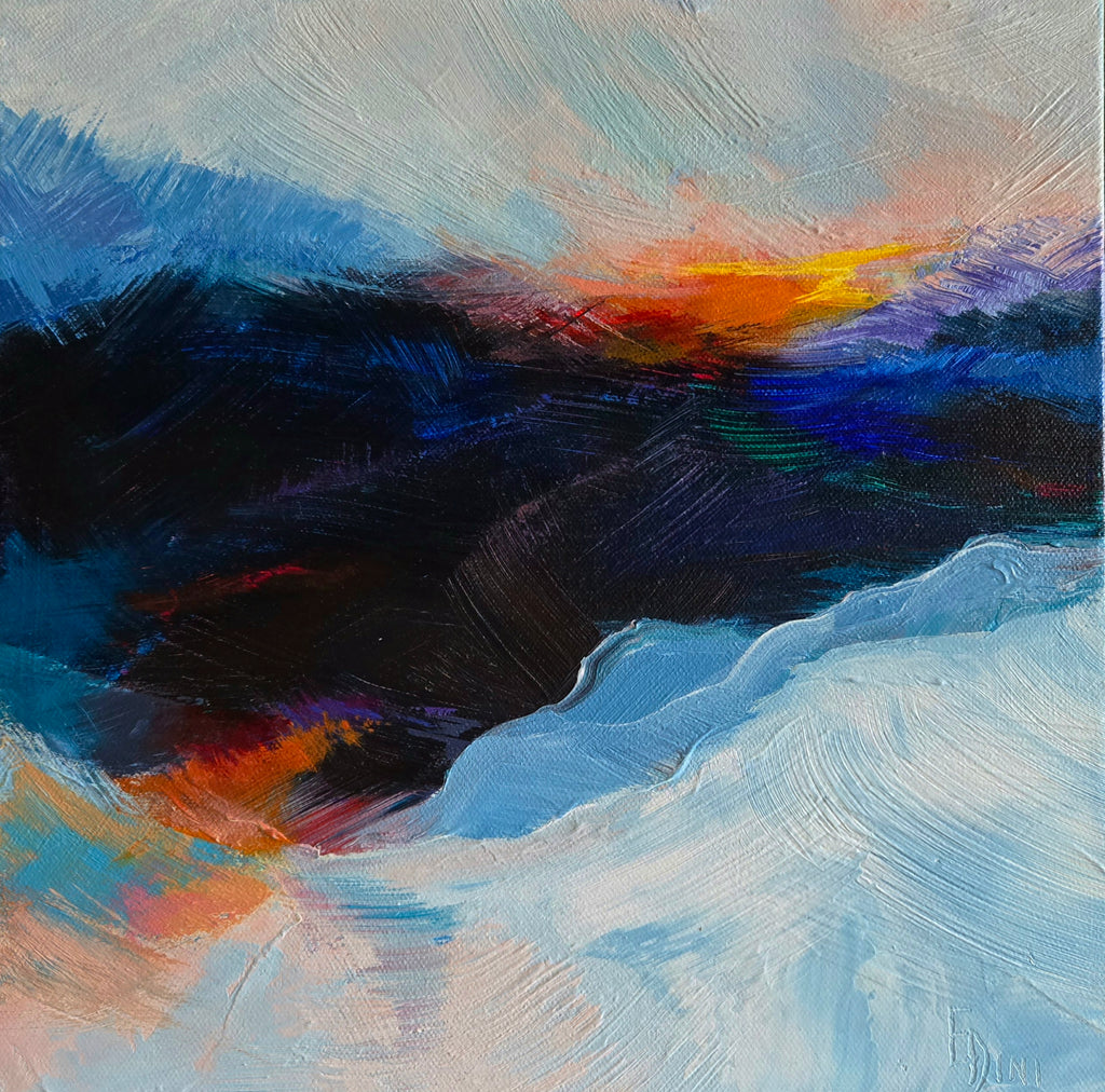 Sunrise Over the Snowfields
