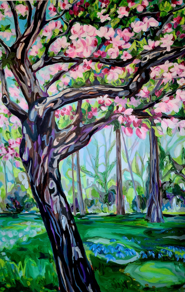 Tall Magnolias by Lisa Litowitz