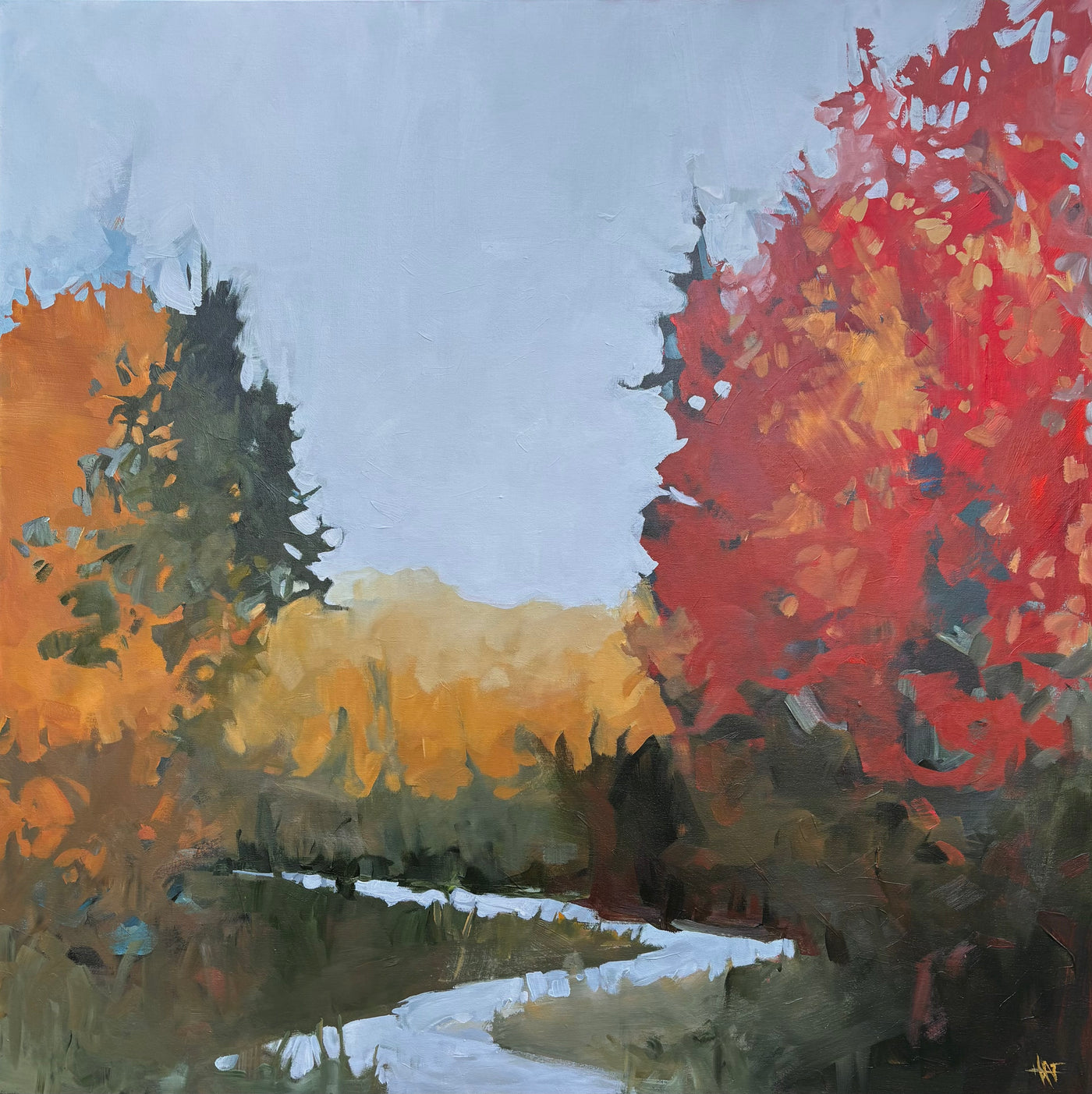 Throughway — painting by Holly Ann Friesen