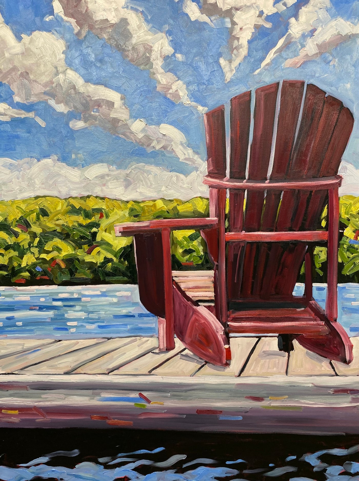 Well Red — painting by David Carmichael