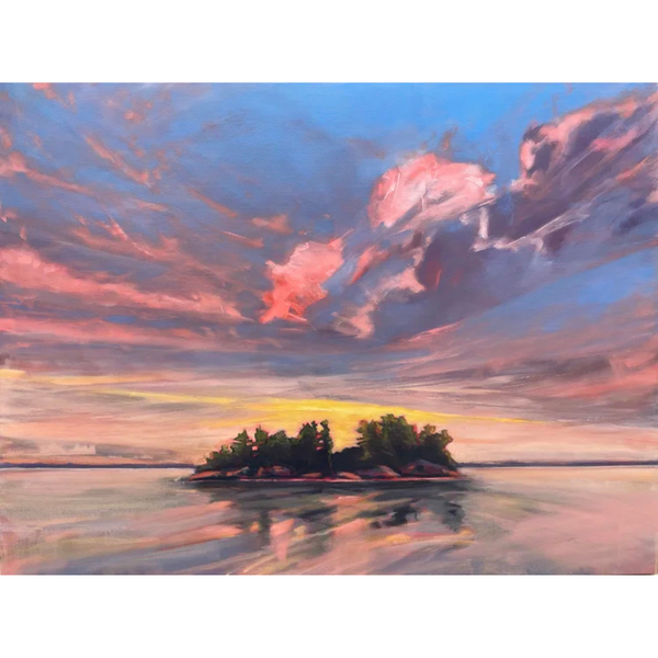 Clouds over Sparrow Island