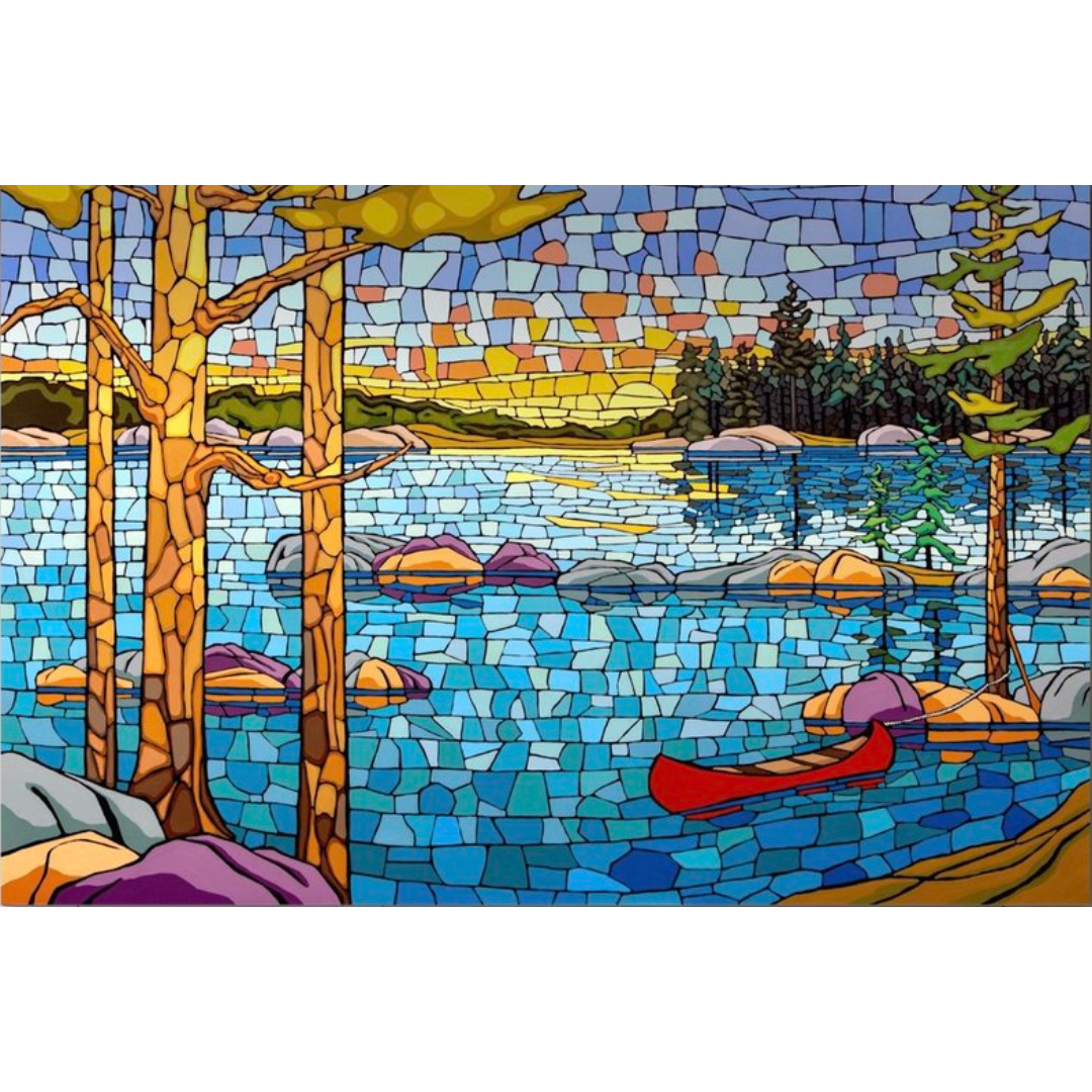 Dinner With A View — painting by Lori Meeboer