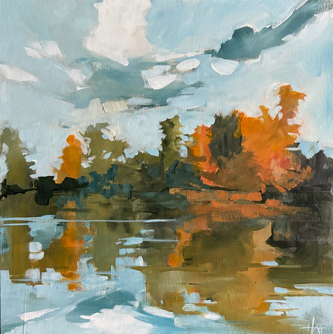Wistful Thinking — painting by Holly Ann Friesen