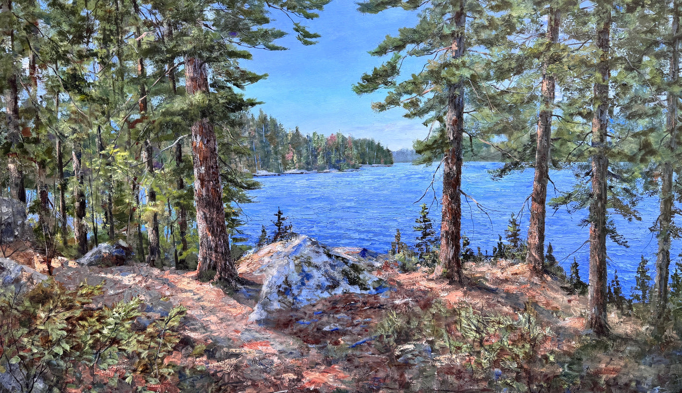 The View From Here — painting by Lloyd Wilson
