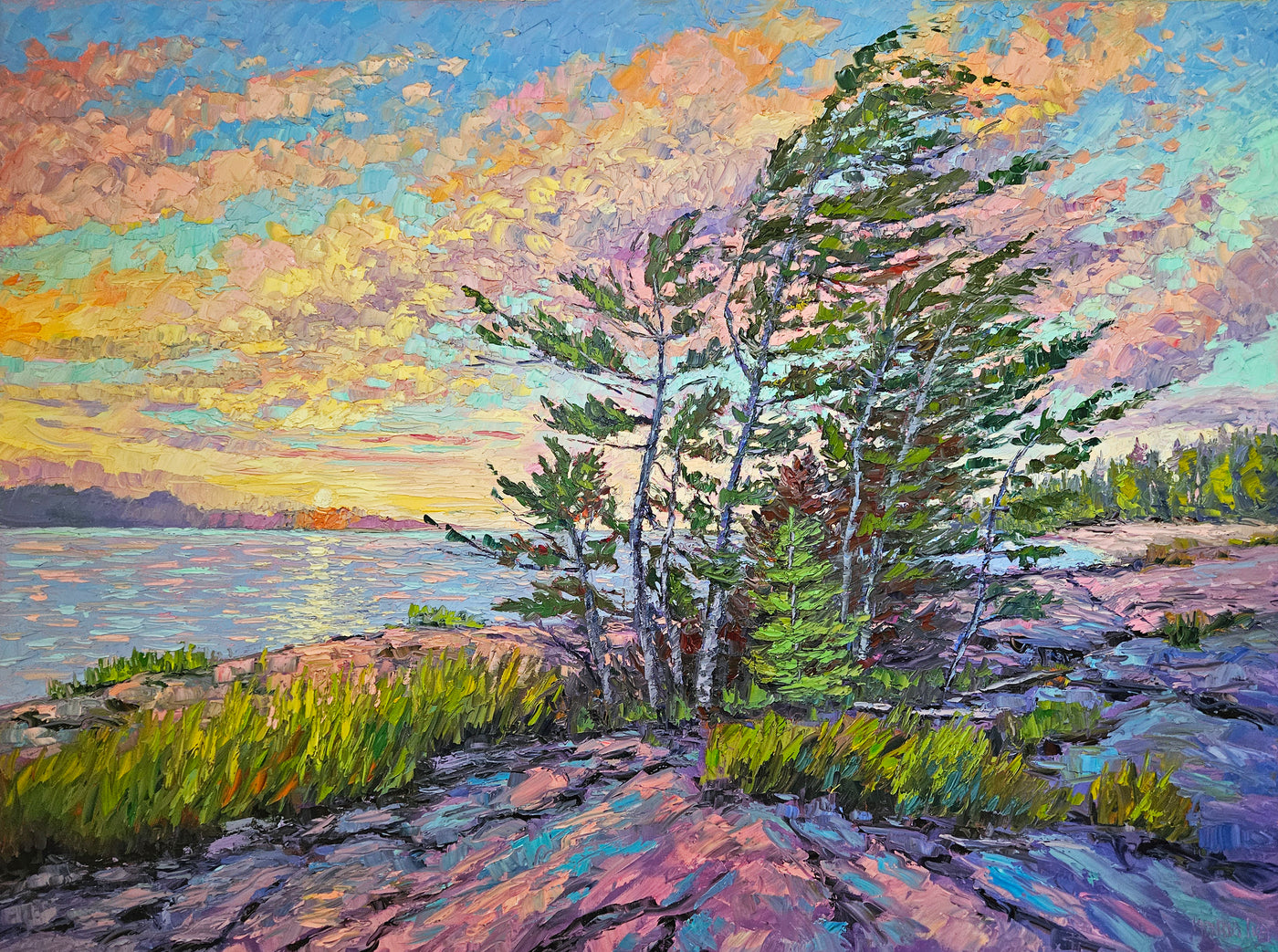 Sunset Point — painting by Maria Iva