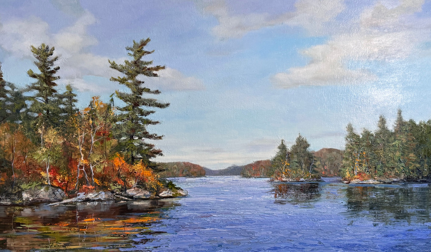 Hint of Fall — painting by Lloyd Wilson