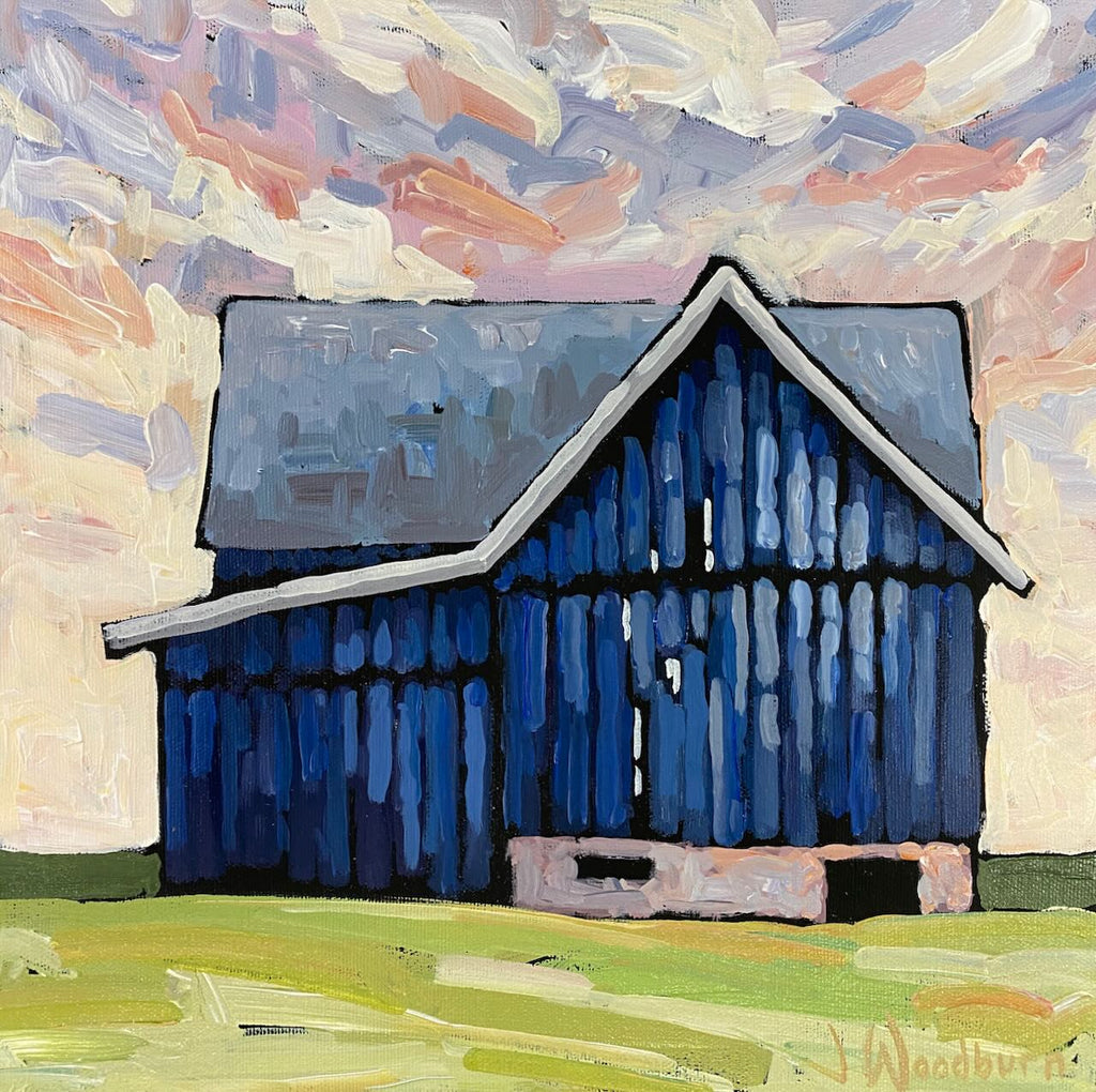Evening Barn by Jennifer Woodburn
