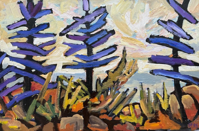 Where The Wild Things Are — painting by Maureen McNeil