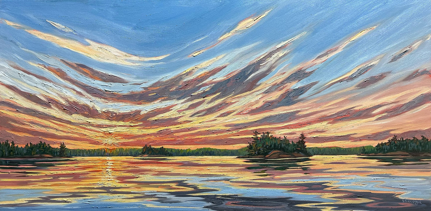 Sunset Cruise — painting by Brigitte Granton