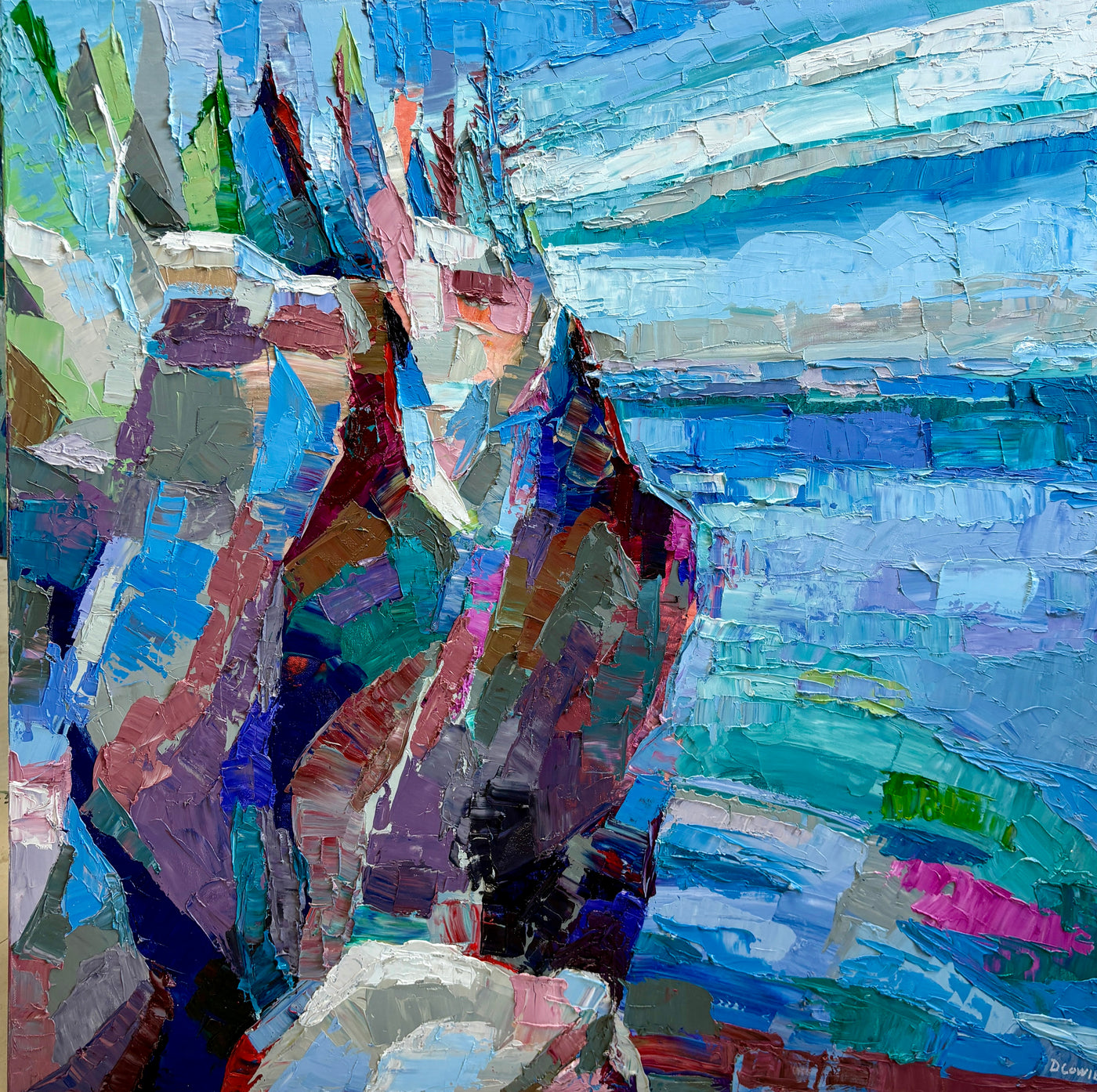 Take a Hike, eh? — painting by Dana Cowie