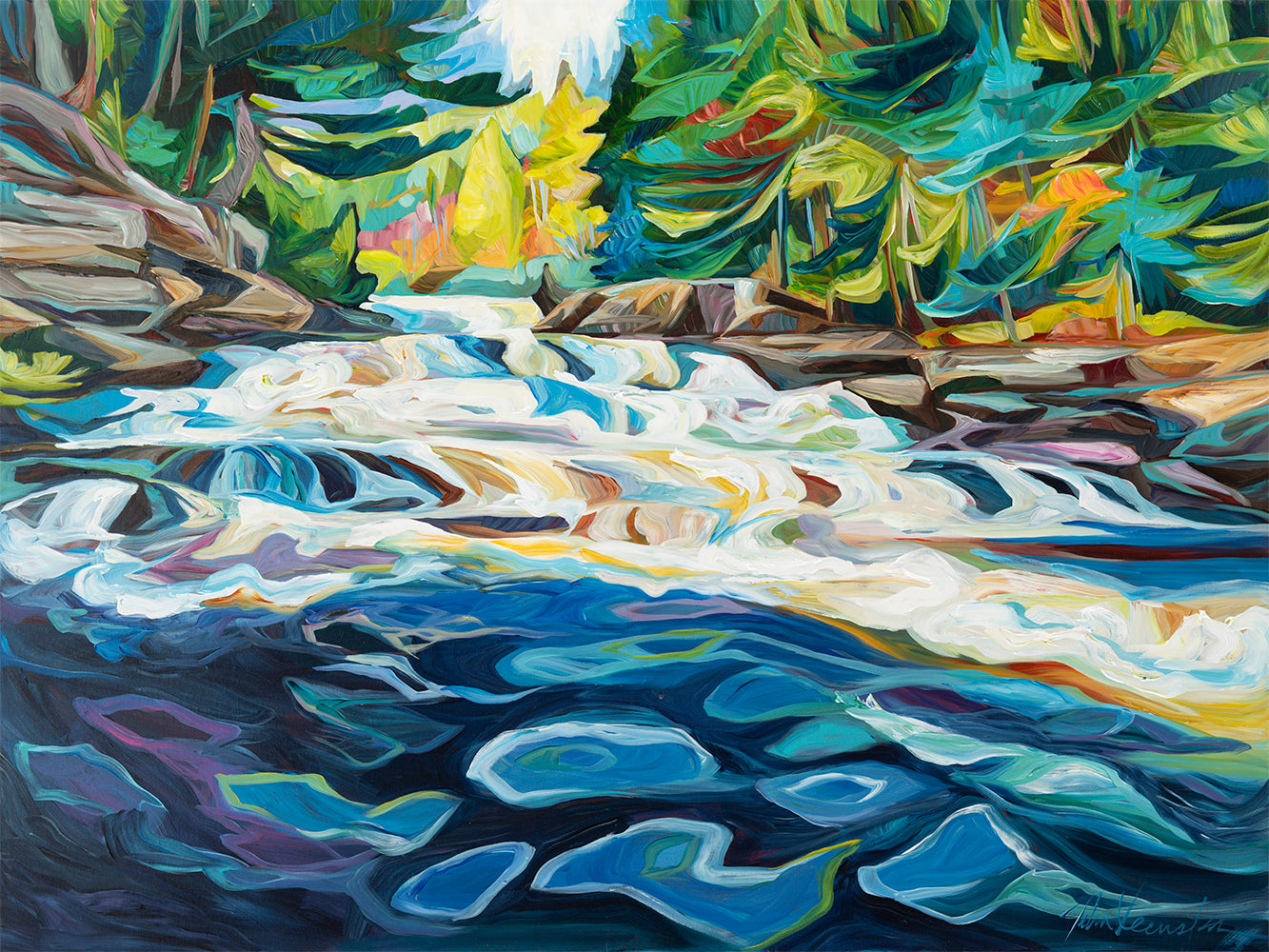 Spotlight — painting by Julia Veenstra