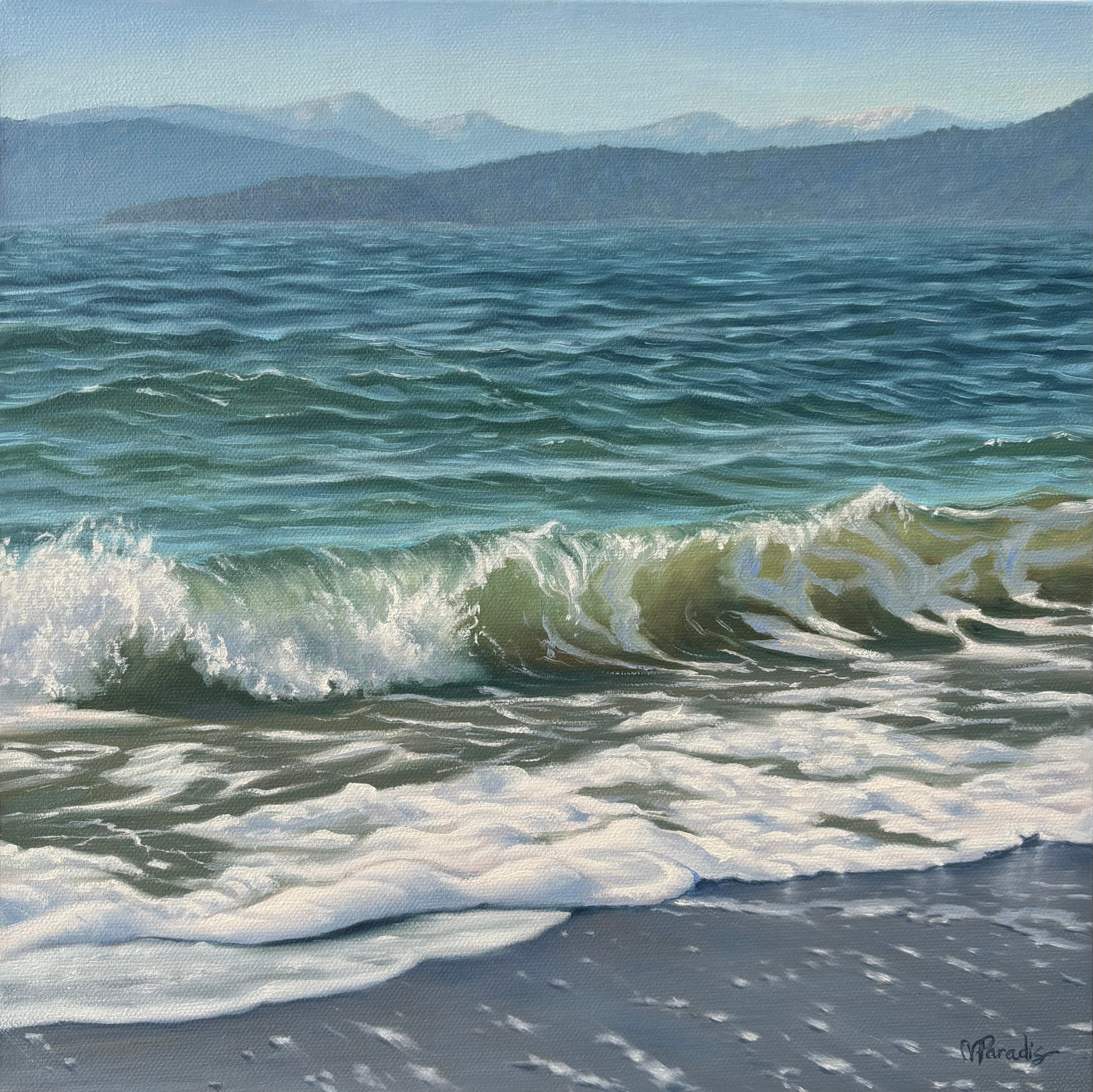 Fun in the Sun — painting by Michelle Paradis