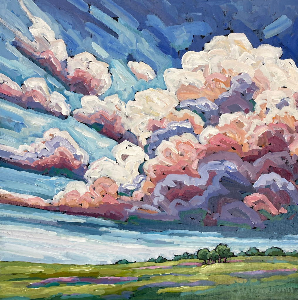 Empty Fields and Soaring Clouds by Jennifer Woodburn