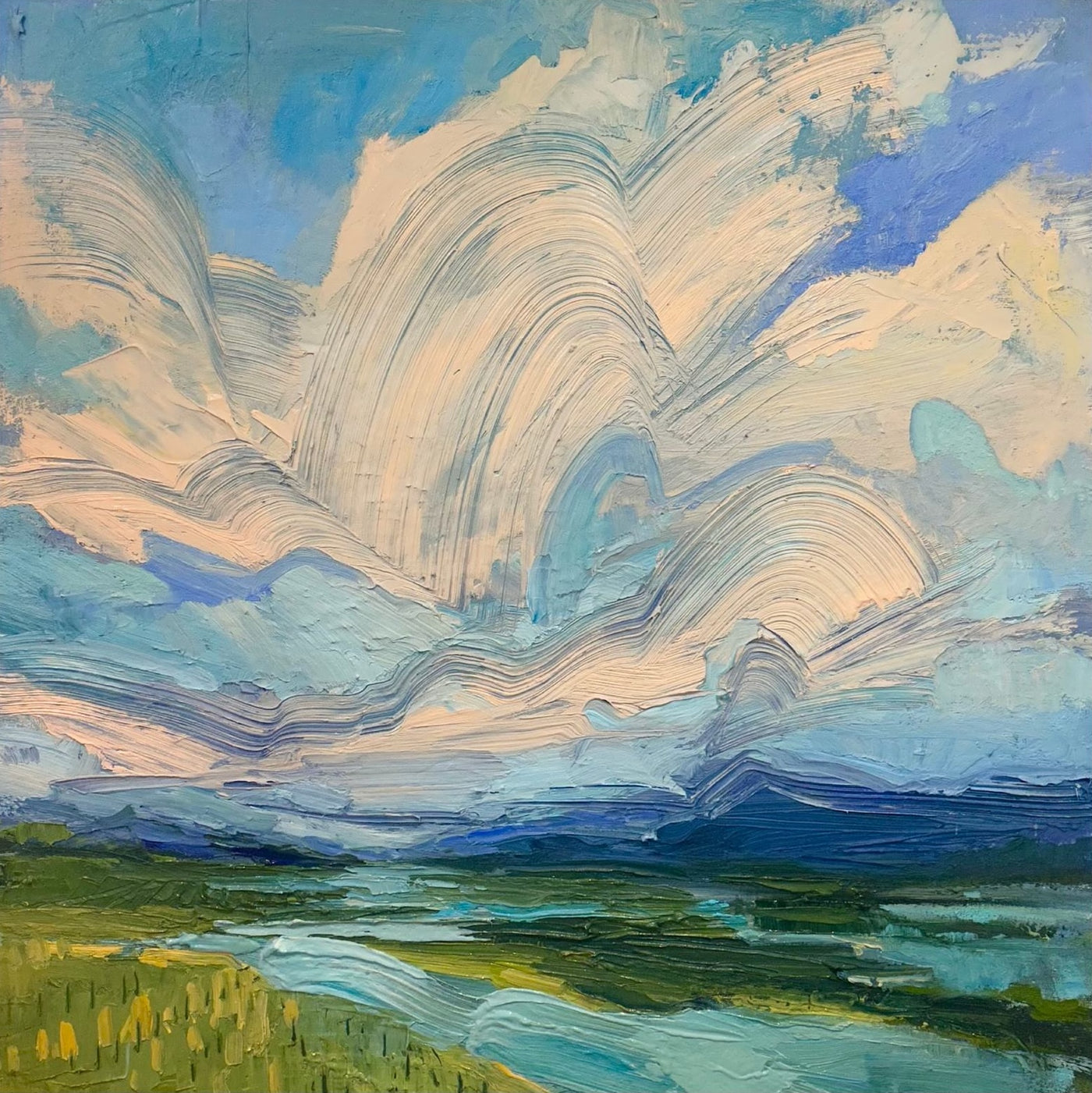 Looking Up — painting by Samantha Williams-Chapelsky