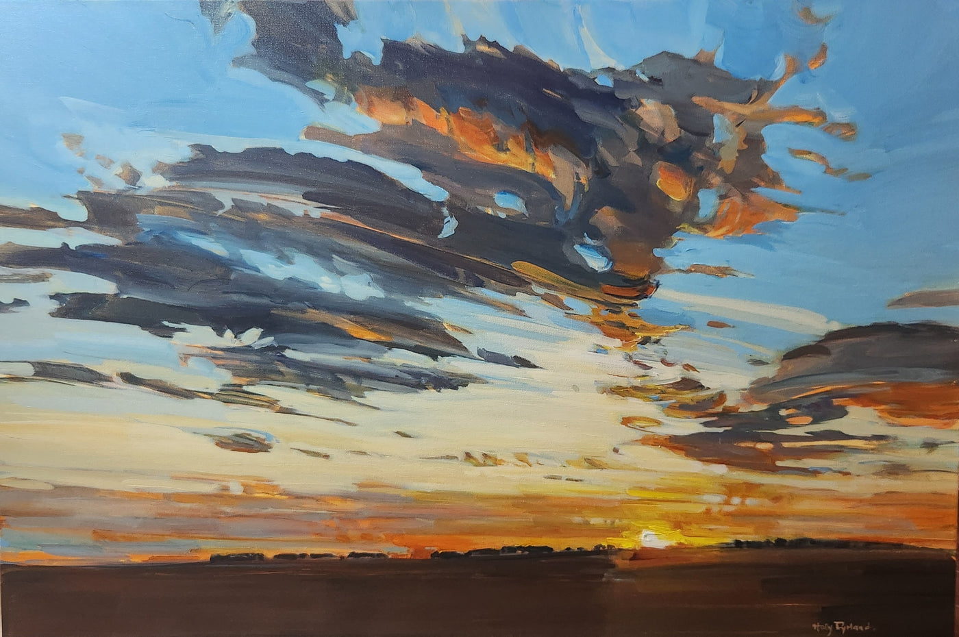 Evening — painting by Holly Dyrland