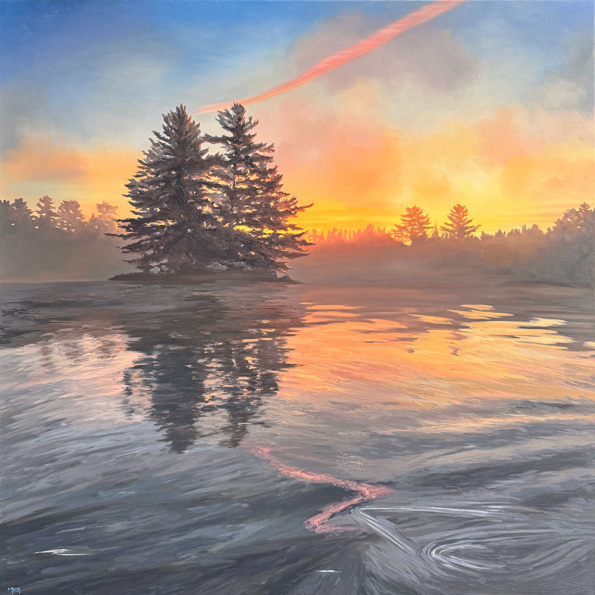 Still Water — painting by Sue Miller