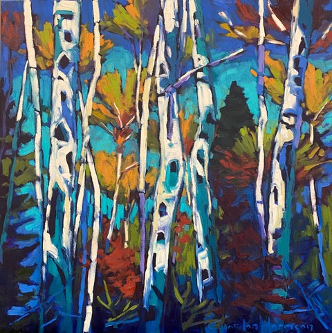 Symphony Of Birches Collection 22 by Gordon Harrison
