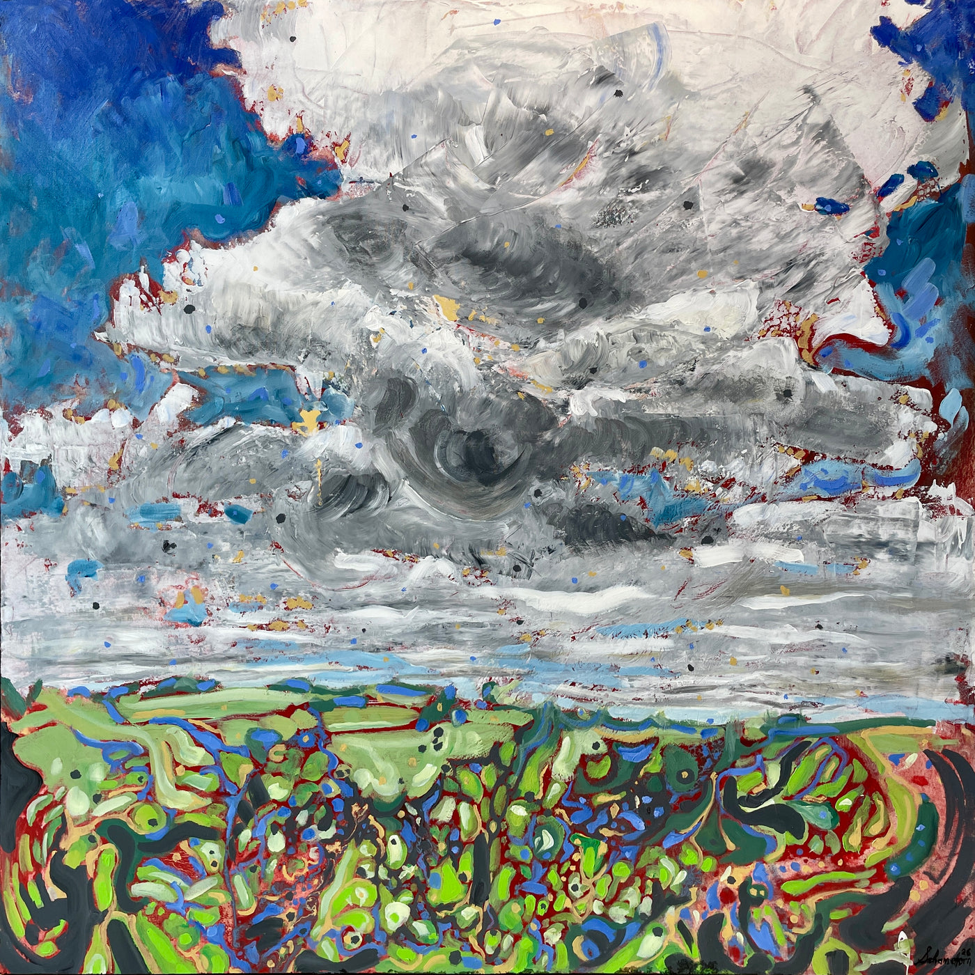 A Greenbelt Summer — painting by Liz Schamehorn