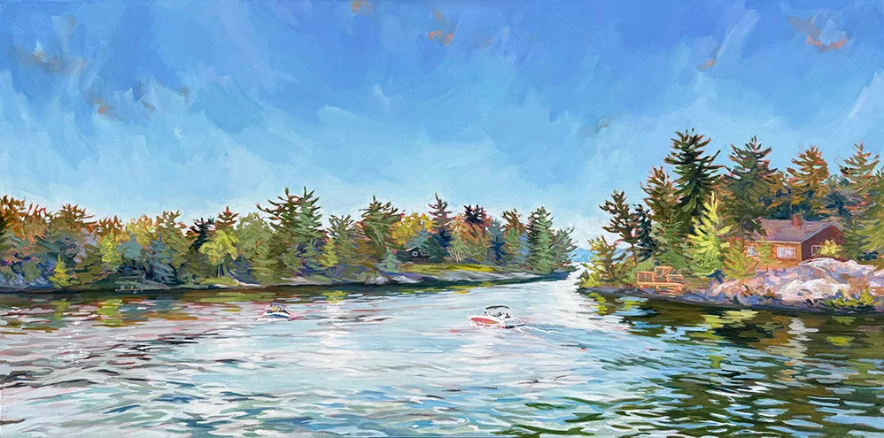 The Long Way Home — painting by Serena West