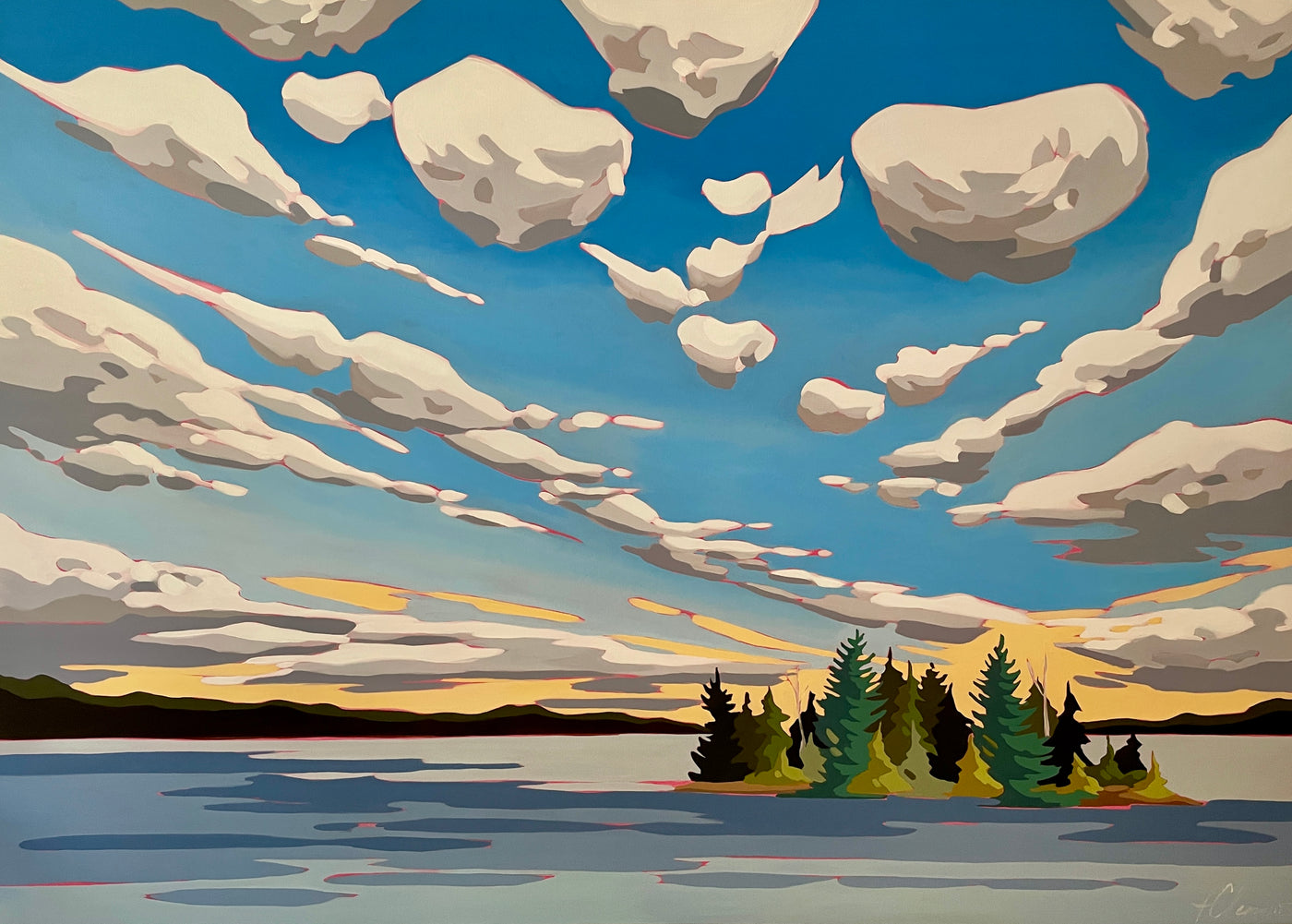 How Lucky Are We? — painting by Patricia Clemmens