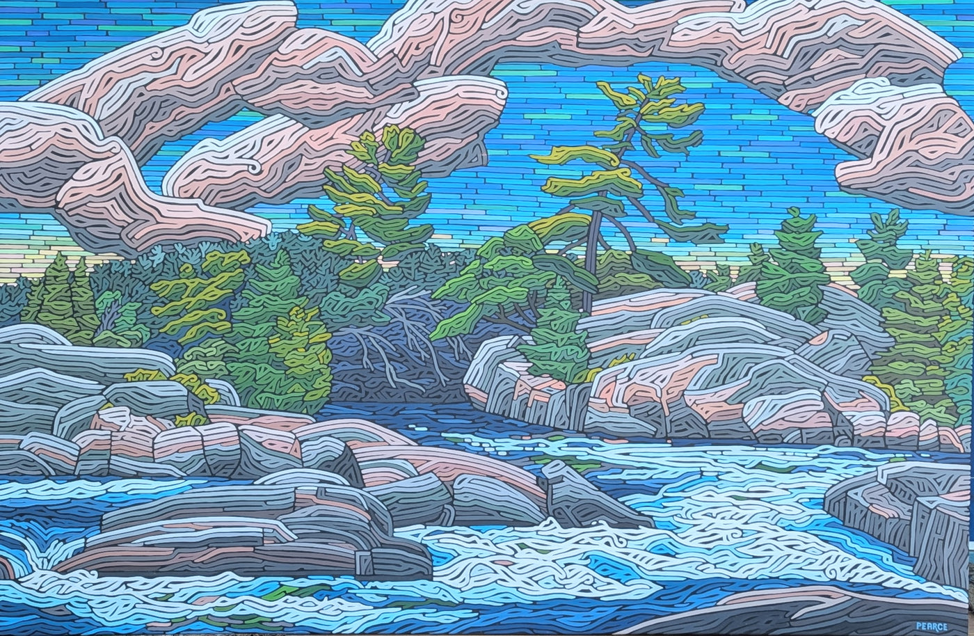 I've Been Thinking About You, Burliegh Falls — painting by Victoria Pearce