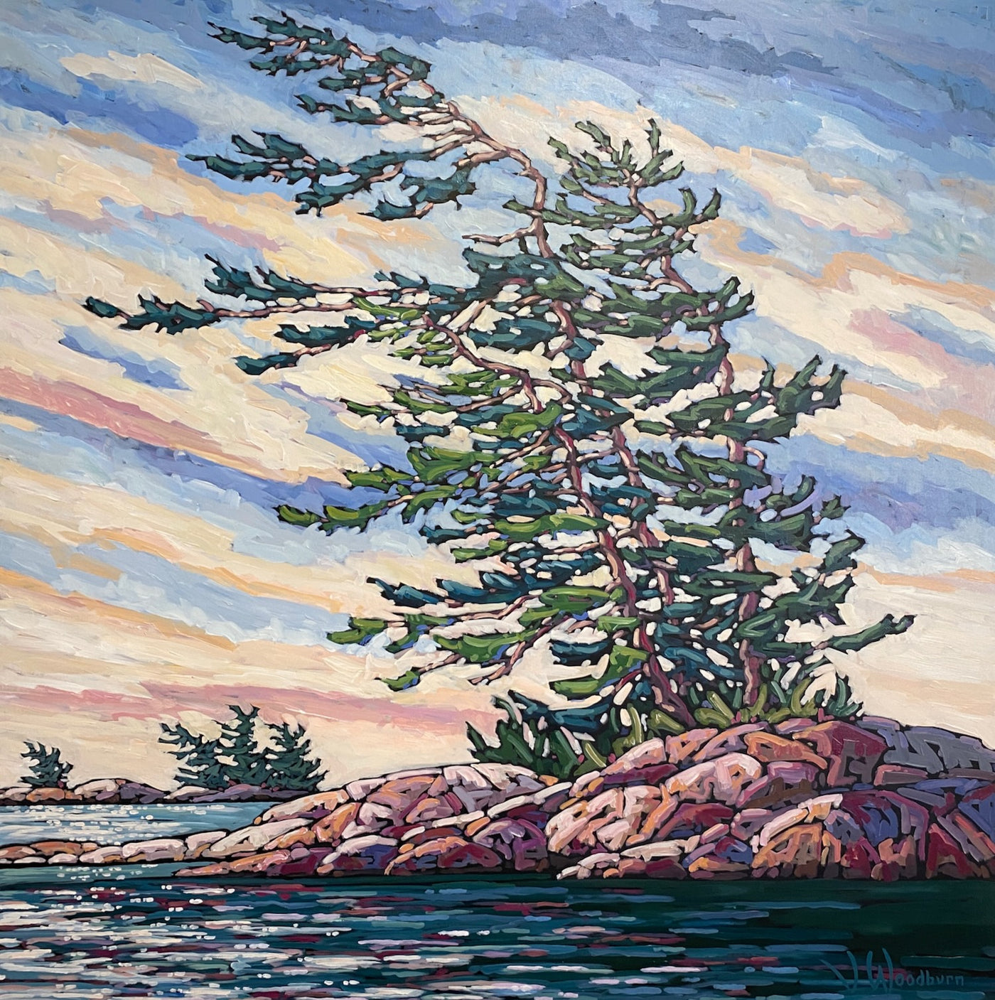 Resilience — painting by Jennifer Woodburn