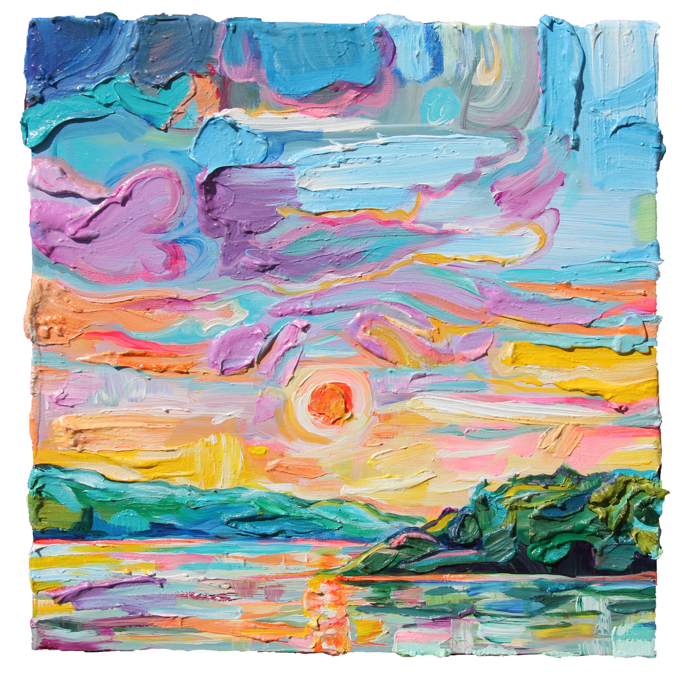 Georgian Bay Sunset — painting by Sarah Carlson