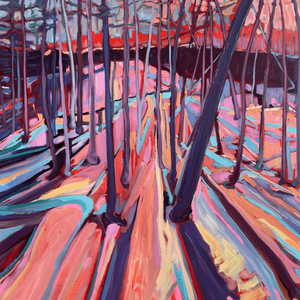 Back Country by Eda Brown, Triptych square