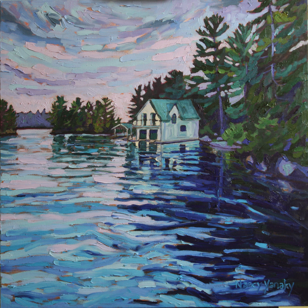 Boathouse by Nancy Yanaky