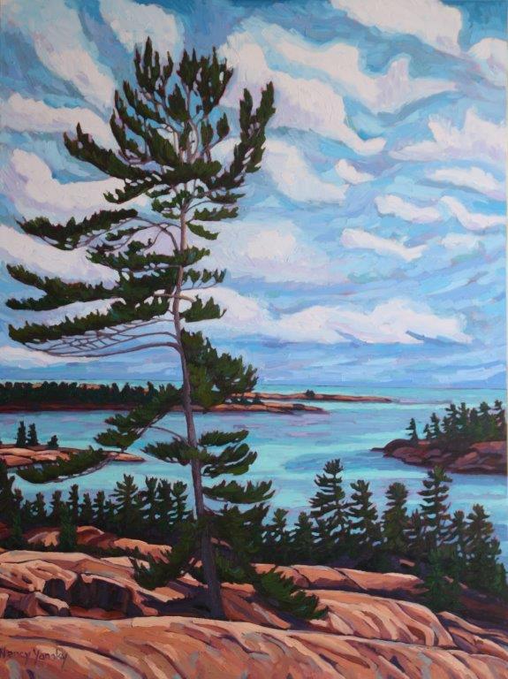 Canadian Tree by Nancy Yanaky