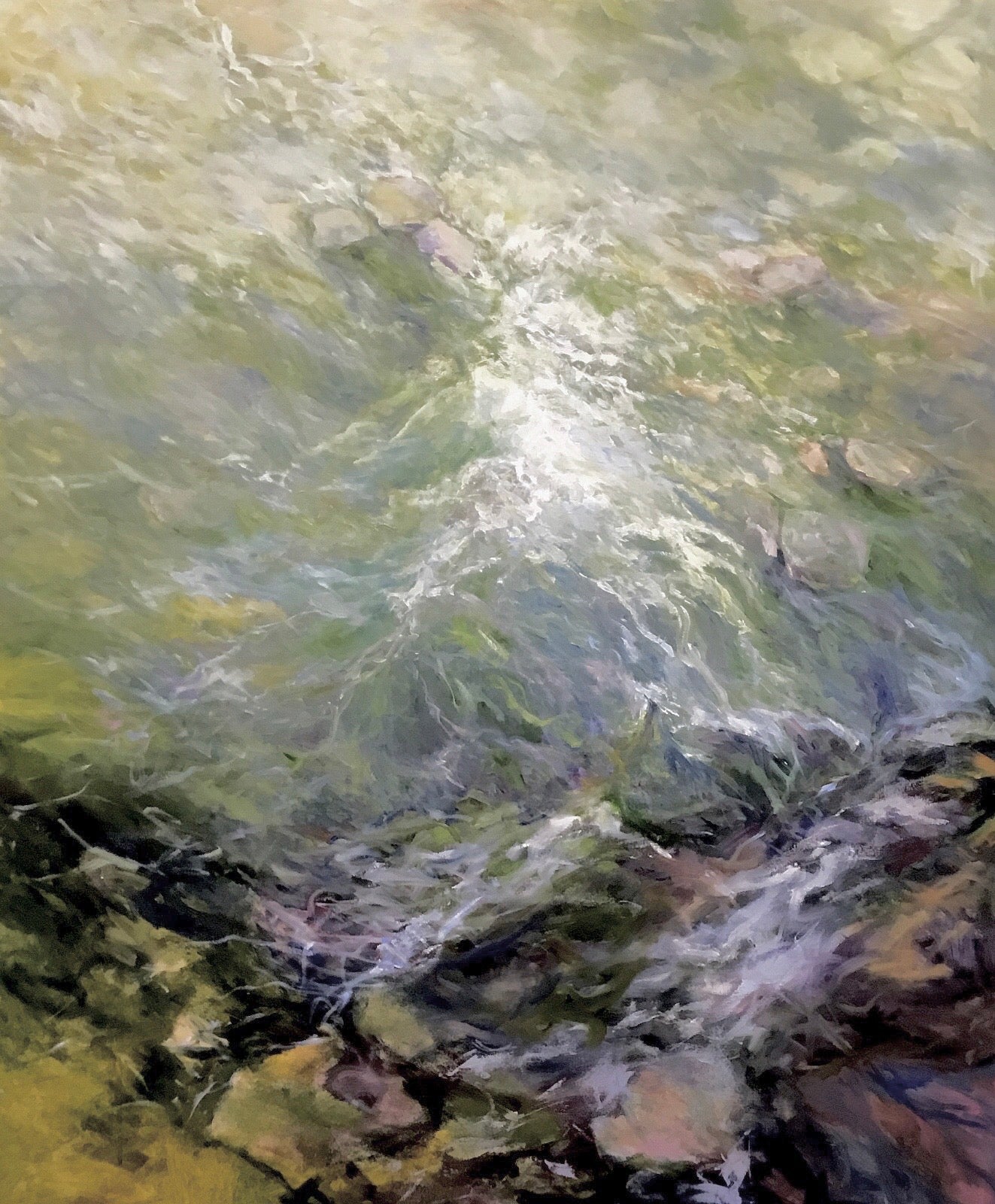 Down Stream — painting by Cathy Boyd