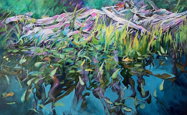 Driftwood Memories — painting by The Simcoe Summer Show