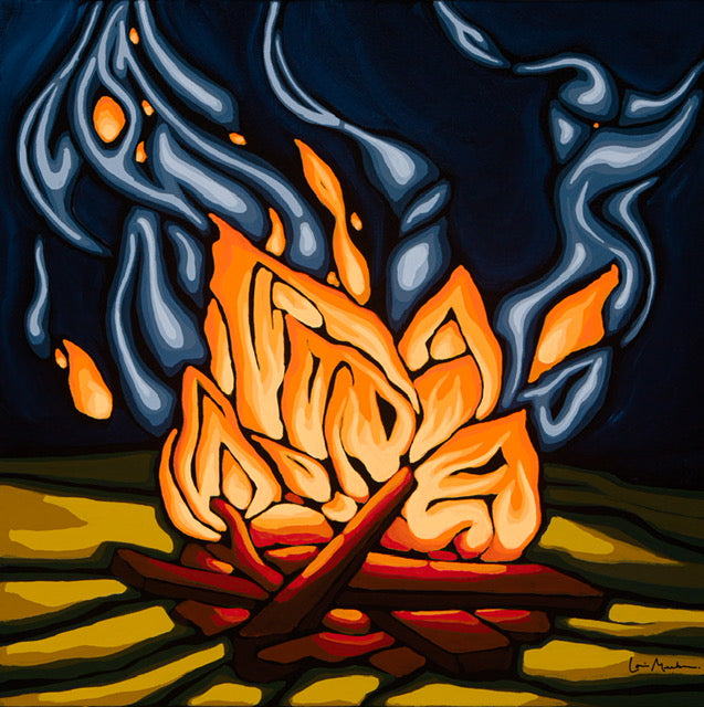 Embers — painting by Lori Meeboer