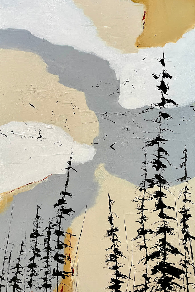 Flight Above The Pines by Catherine Cadieux