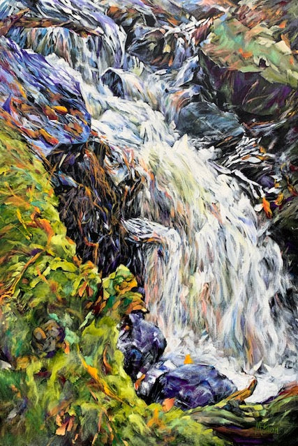 Go With The Flow — painting by Miriam Slan
