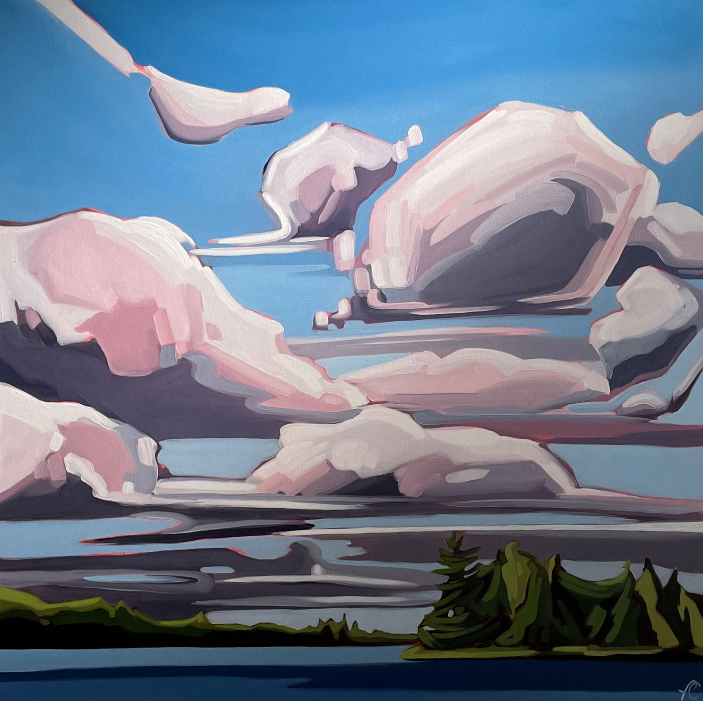 Ever and Ever — painting by Patricia Clemmens