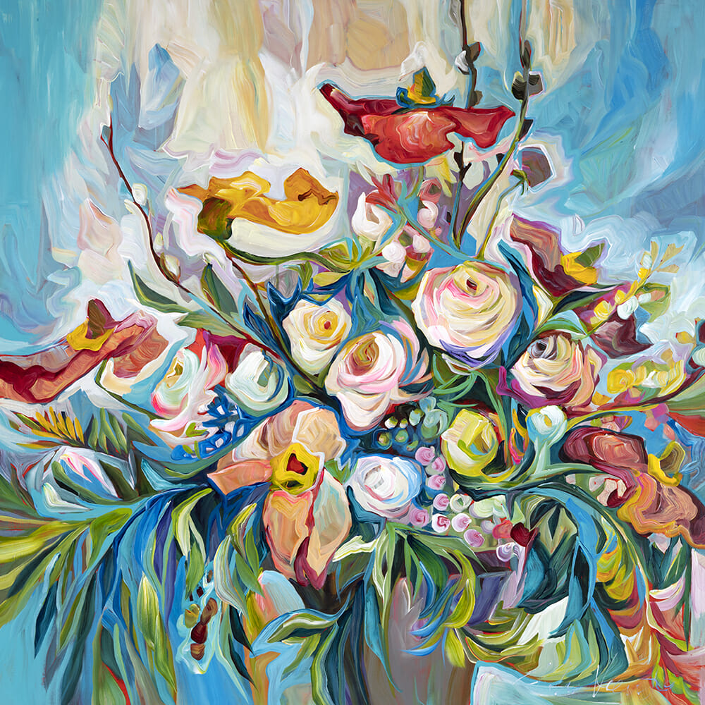 Poppies — painting by A Solo Exhibition By Julia Veenstra