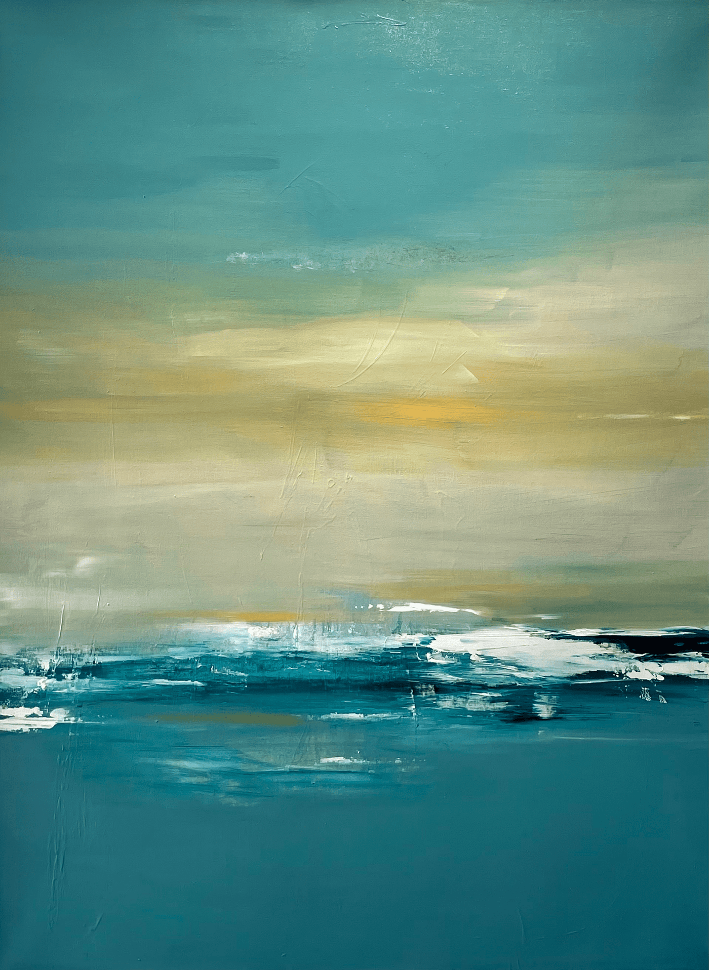 Sapphire Waters — painting by Catherine Cadieux