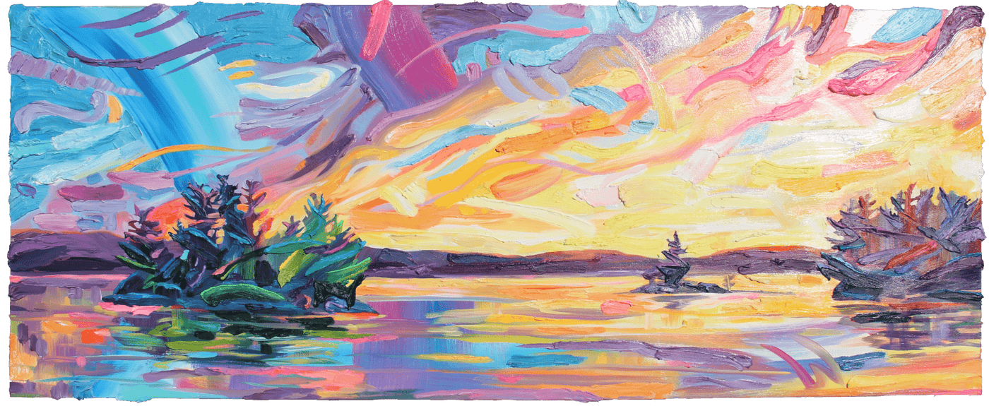 Flow — painting by Sarah Carlson