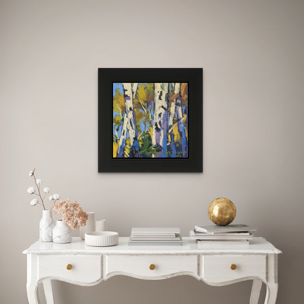 Symphony of Birches Collection 5 by Gordon Harrison in situ