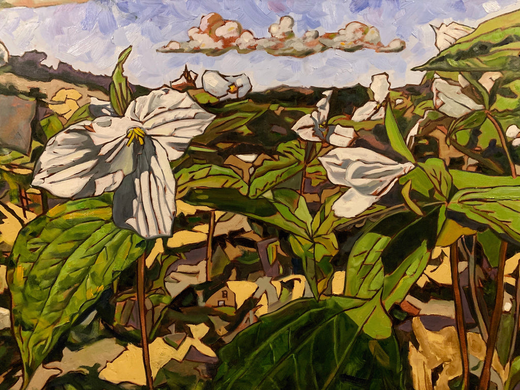 The Large Trilliums, Sugar Bush by Craig Mainprize