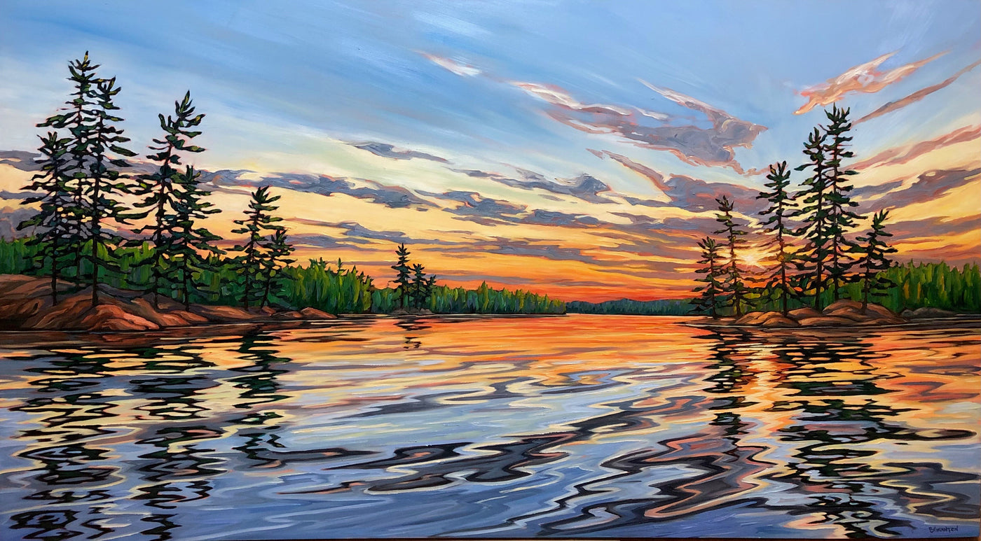 Time After Time — painting by Brigitte Granton