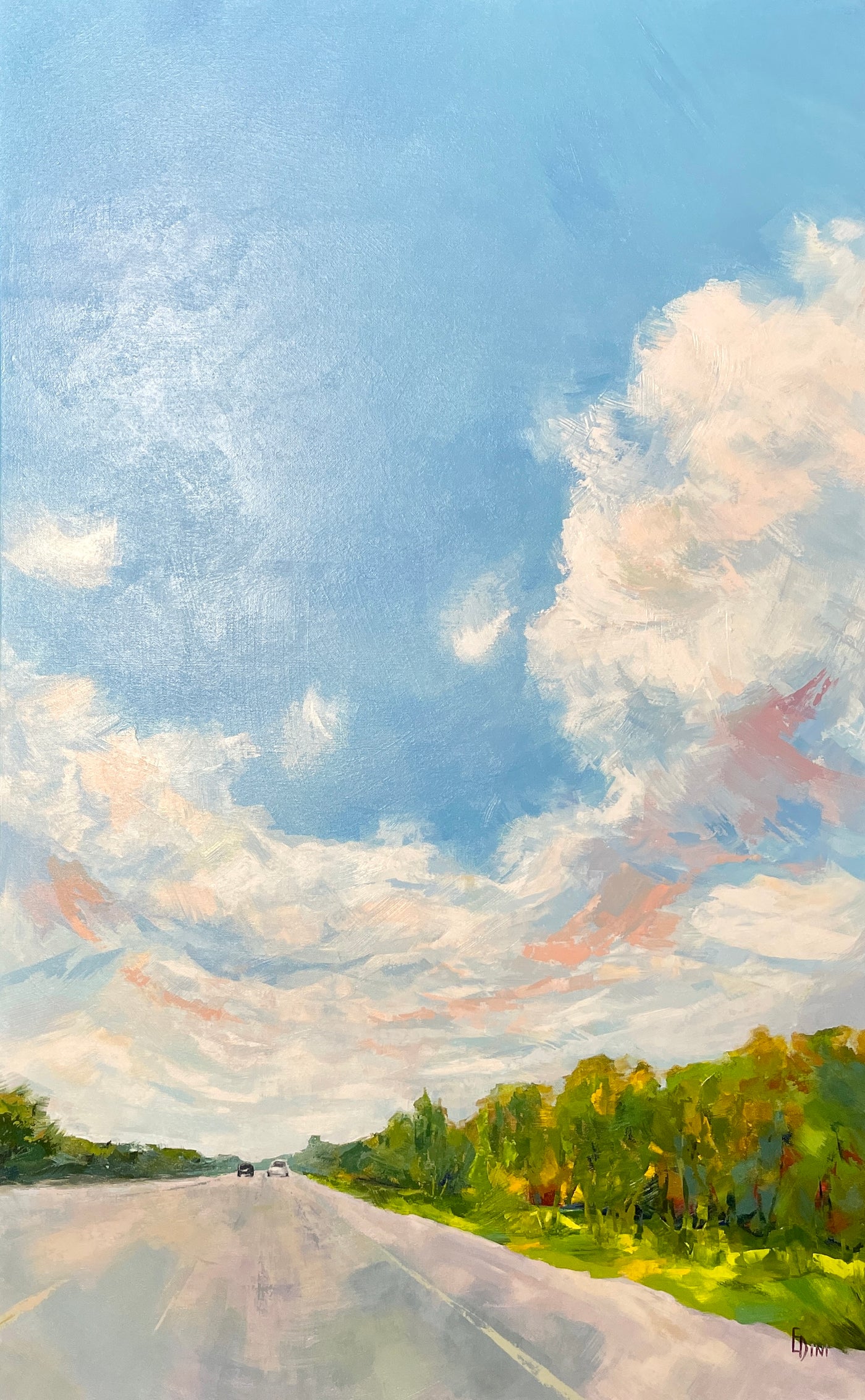 Together Up North — painting by Elena Dinissuk