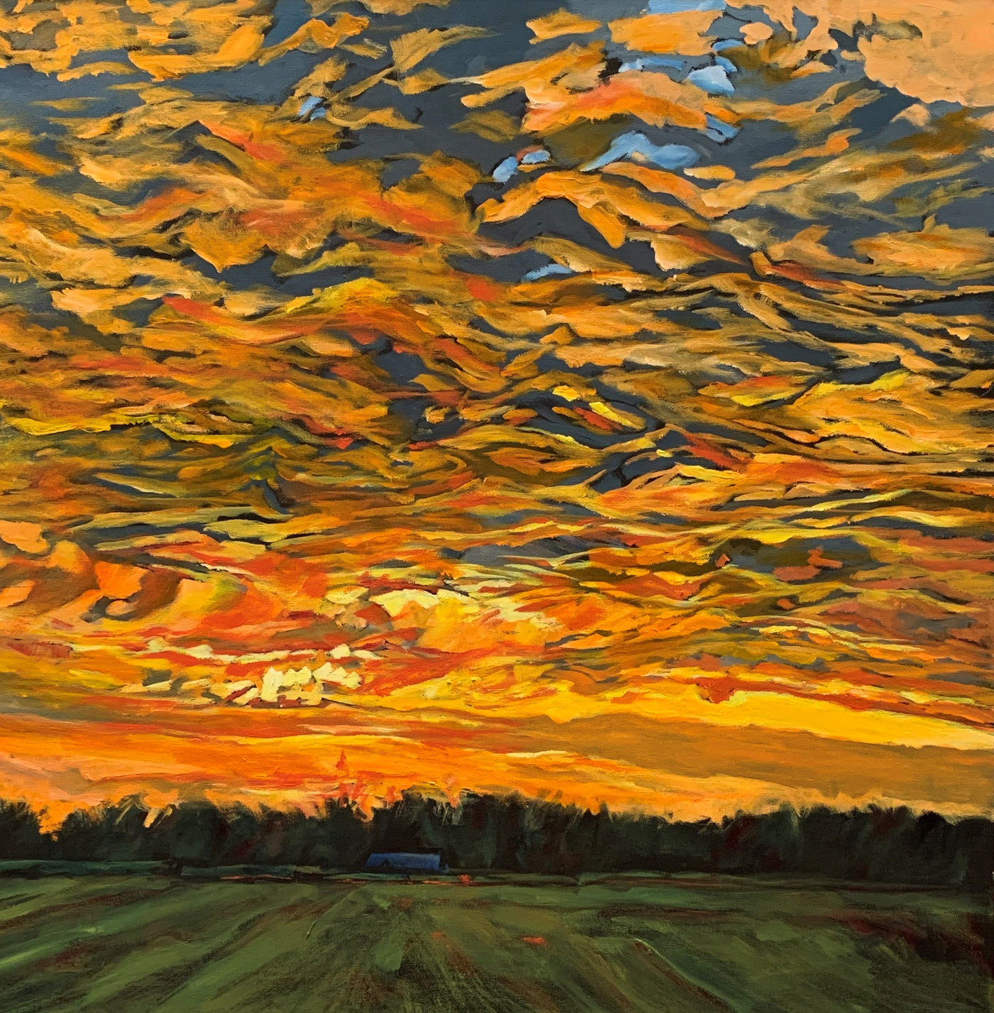 Wait Till The Sun Goes Down — painting by The Simcoe Summer Show