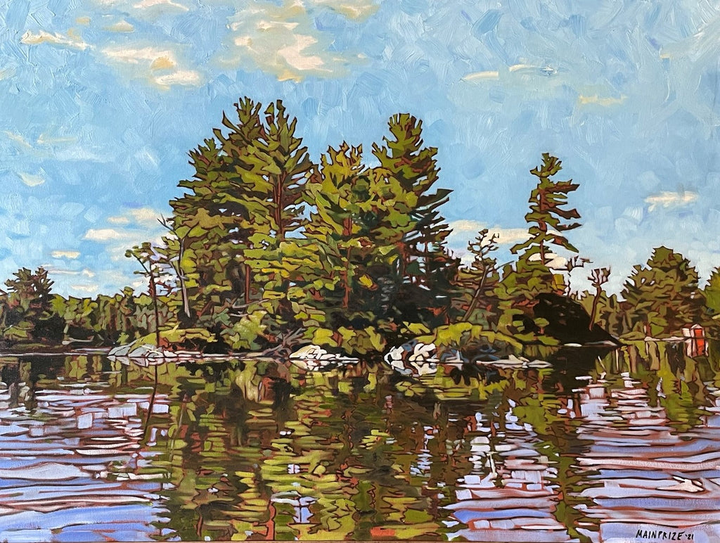 Wide Island, Round Lake by Craig Mainprize