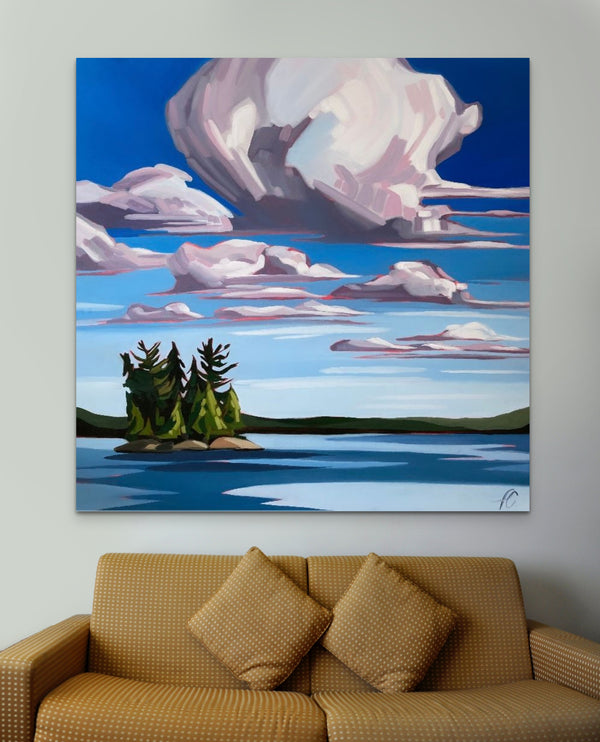 Big Sky Day by Patricia Clemmens in situ