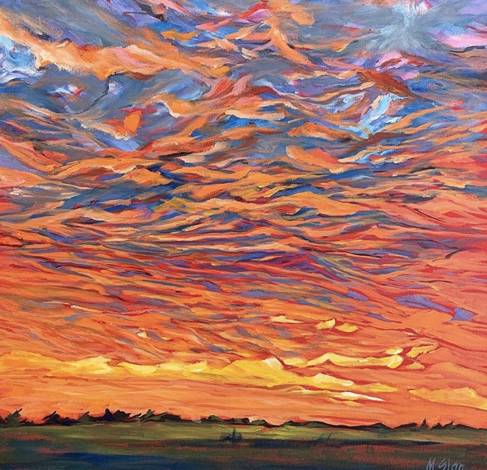 Sunset Magic — painting by Miriam Slan