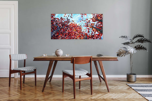 Warm Autumn Views by Lisa Hickey in situ